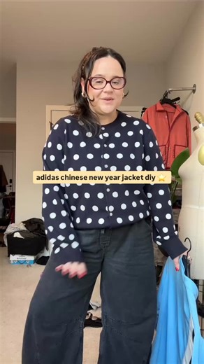 new favorite jacket unlocked ⭐️ adding these frog closures to everything!!! #upcycle #upcycling #diyjacket #thriftflip #sewingtiktok | Paola