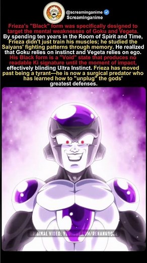 Black Frieza: The Transformation Built to KILL Goku 💀