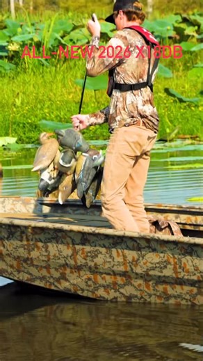 Xpress Boats | The all-new X18DB is a tiller handled beast that is built for hunters and designed for adventure. 🦆#XpressBoats #DuckBoat #HyperLiftHull | Instagram