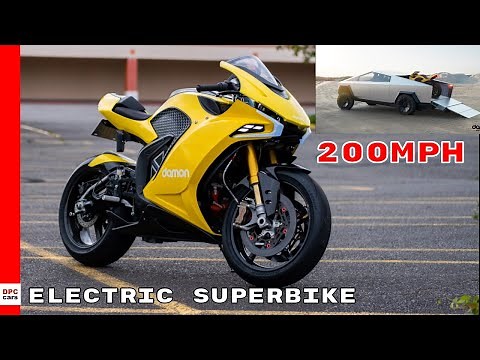 200MPH Damon Hypersport Electric Motorcycle