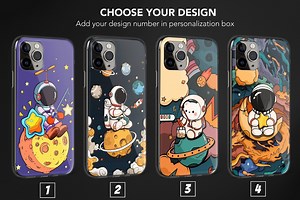 Aesthetic Astronaut Phone Case, Space Cartoon Phone Case, Cute Stars Planet Cover for iPhone 14 Pro Max 13 12 11 Mini, Samsung S23 Pixel 9 8 - Etsy