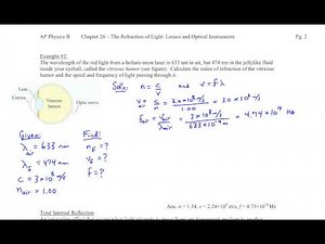 Chapter 26, Example #2 (Inside your eyeball)