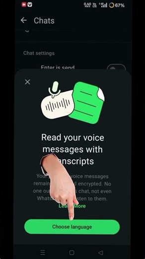 WhatsApp New Update WhatsApp Voice Message Transcripts Feature #shorts​ #whatsappnewupdate2025​