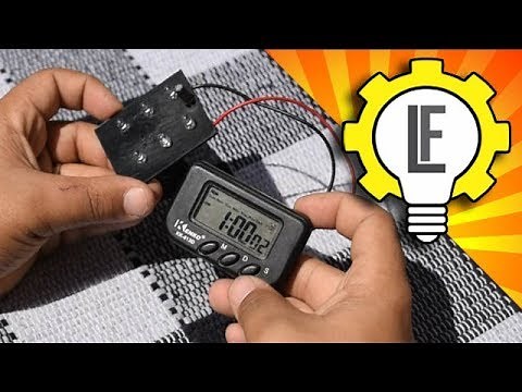How to make a super simple solar panel!