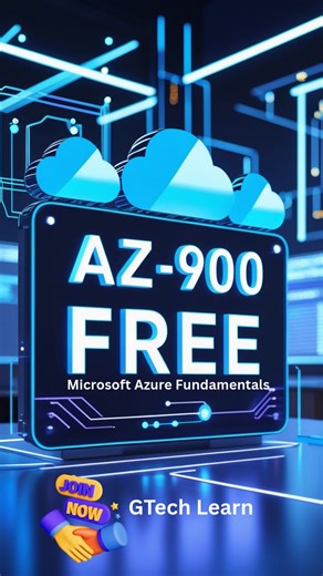 GTech Learn Pvt. Ltd. on Instagram: "Microsoft Azure Fundamentals 🔖 #MicrosoftAzure #AZ900 #FreeCourse #CloudComputing #GTechLearn #Certification #SkillsUpgrade #LearnForFree"