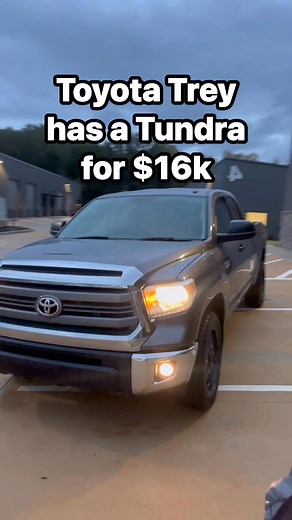 🚗 🔥 Hot Deal Alert! 🔥 🚗 Hey Huntsville! 🚀 JAM CAR GUYS is offering an unbeatable deal on a 2014 Toyota Tundra 4x4! 💪 With a powerful 5.7L V8, this beast is ready for any adventure. All this for just $16,000! 👉 Don’t miss out on this reliable ride! #HuntsvilleTrucks #ToyotaTundra #4x4Life #TruckDeals #HuntsvilleAlabama #JamCarGuys | Trey Miller