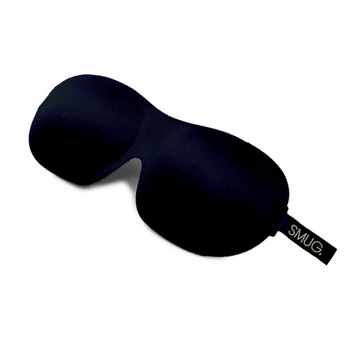 Contoured 3D Blackout Sleep Mask | Black | SMUG.
