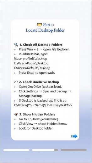 Desktop Folder Missing in Windows? Here’s How to Fix It!#windowstips #filerecovery
