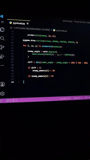 Built a Realistic Radar Scanner in Python! 🟢