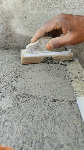 Most Satisfying Small Corner Plaster Ever #shorts