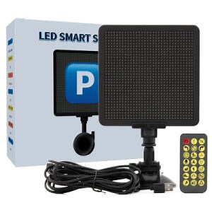 [Hot Item] APP Control Programmable Car LED Screen Mini Car LED Display for Car Rear Window Decoration