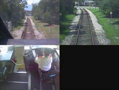 Women Narrowly Escapes Car Stalled on Train Tracks