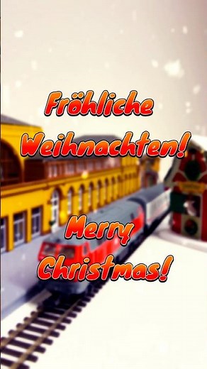 Wir wünschen fröhliche Weihnachten! #modeltrains #train #modellbahn #shorts #h0 #hobby #christmas