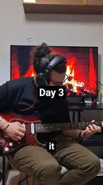Day 3 of my viral spider exercise challenge #guitar #rock #challenge