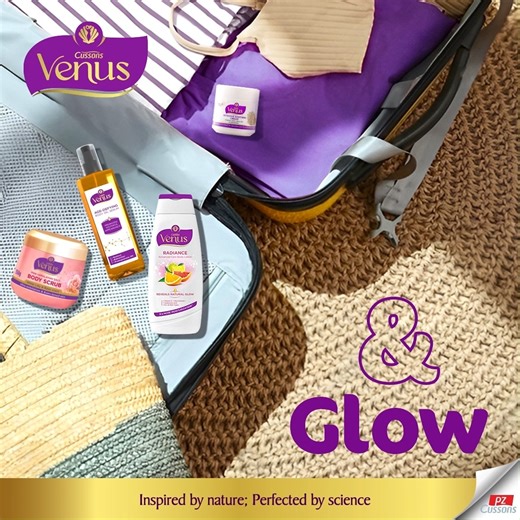 JUNE'S IN! Pack smarter, glow brighter with our Venus travel-size lotions, perfect for on-the-go glow for every journey. What Venus products never leave your bag? #BeYOUtiful #BeBold | Venus Beauty Kenya