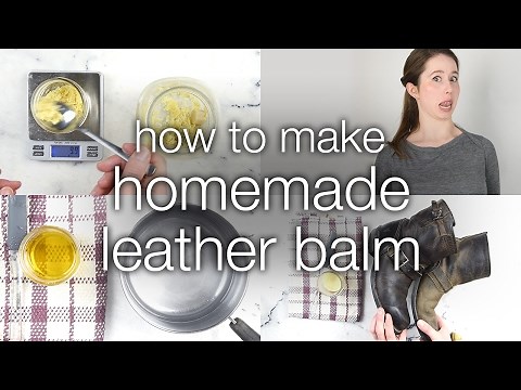 How to Make DIY Homemade Leather Balm