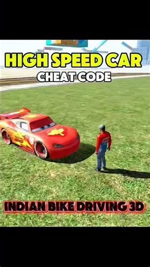 🔥 High Speed Car Cheat Code 😱 | Indian Bike Driving 3D Secret Code #shorts