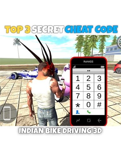 TOP 3 SECRET CHEAT CODE IN INDIAN BIKE DRIVING 3D | Indian Bike Driving 3D New Update Cheat Code