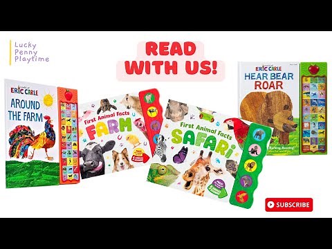 Let's Read a Book Aloud! Animal Sound books from Safari to Farm!
