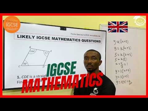99% Likely IGCSE Mathematics Questions 2025 | Cambridge IGCSE Maths Prep