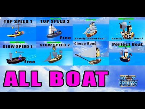 All Boat In Blox Fruit | blox fruit