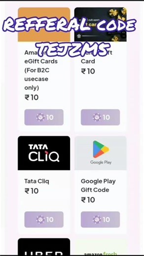 Rupiyo App Refferal code😊 TEJZM5 for Bonus 🎁 #shorts