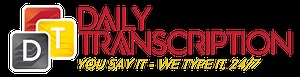 Transcription Services Company LA, USA | Daily Transcription