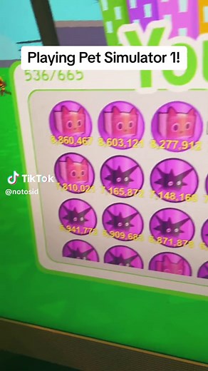 Playing Pet Simulator 1! #petsimulator #game #og