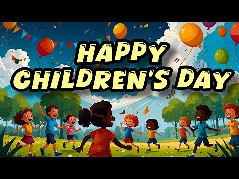 Happy Children’s Day 🎈 | Joyful Kids Song | Lyrics Video