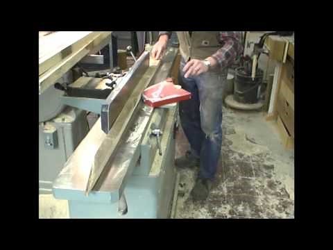 The proper use of the jointer in woodworking