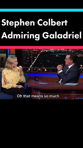 Stephen Colbert and Cate Blanchett Discuss Galadriel | The Late Show