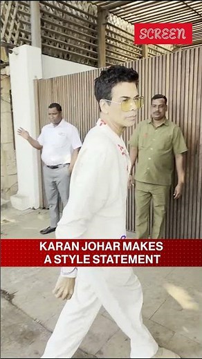 Karan Johar Brings Elegance To The Spotlight | Screen | #shorts