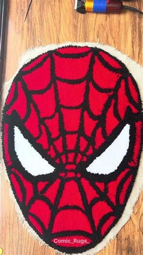Spiderman rug 🕷️🔥 #art #spiderman #fypシ #fyp #marvel