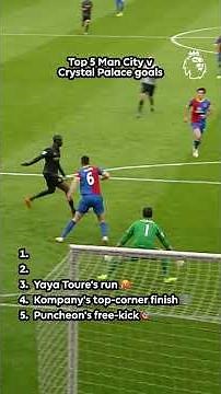MUST-SEE Man City v Crystal Palace Goals 💥