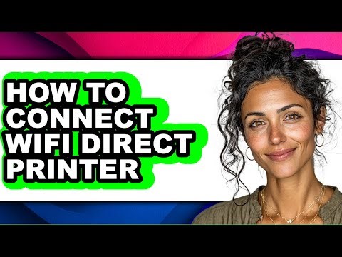 How to Connect Wifi Direct Printer (only Way)