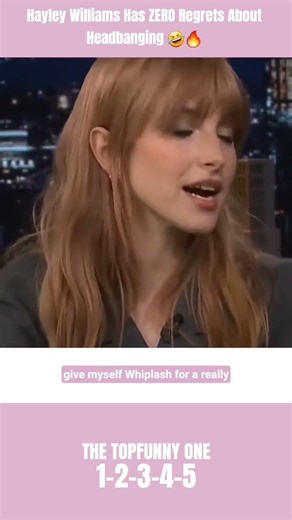 Hayley Williams Has ZERO Regrets About Headbanging 🤣🔥 #shrots #funny #viral #comedy #celebrity