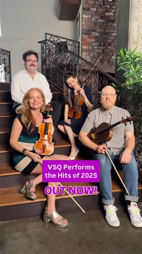 27 reactions | Our full EP of your favorite covers so far in 2025 is HERE! Stream all 6 songs now at the link in our bio (or wherever you stream music!).  #newmusicfriday #stringcover #badbunny #sabrinacarpenter #gracieabrams | Vitamin String Quartet | Facebook