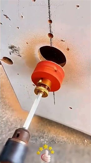 Tools for making round holes in wood 🪵⚪ #shorts