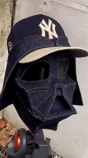 Transforming a Yankee cap into a Darth Vader helmet 😲🧢 | UNILAD Tech
