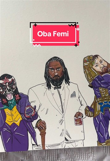 WWE Kingpin Drawing by Oba Femi