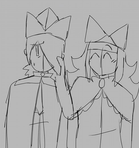 The silly folded siblings #pmtok #papermario #papermariotheorigamiking