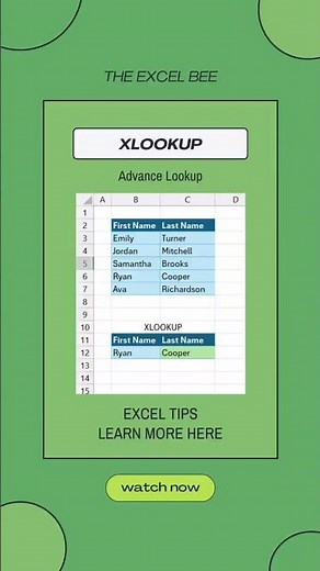 XLOOKUP in 60 Seconds! 🤯 Excel's BEST Formula