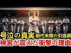 【号泣の真実】川端慎吾の引退試合で起きた前代未聞の事件とは？池山監督が語る9回2死の「粋な采配」の裏舞台と西野への謝罪の全貌…ヤクルト一筋20年の最後に神宮球場が震えた衝撃の理由