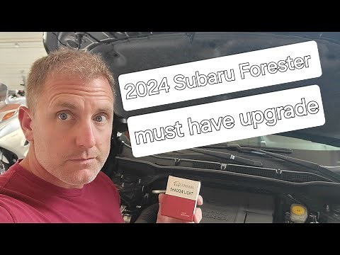 2024 Subaru Forester Must have upgrade! Puddle lamps..simple and easy and cheap!
