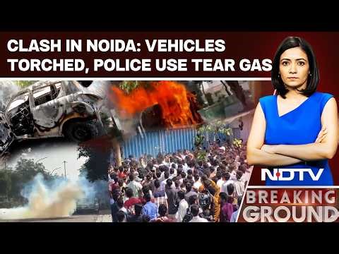 Noida Violence | Workers' Anger Explodes: Violence Rocks Noida Phase 2