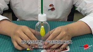 STEAM的100个亲子实验 98 肺呼吸模型