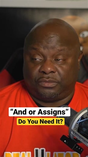  Comment “Vacant” to Start Your Training for FREE "And Or Assigns" Is it really Necessary In Real Estate Contracts? | Flip Man | Facebook