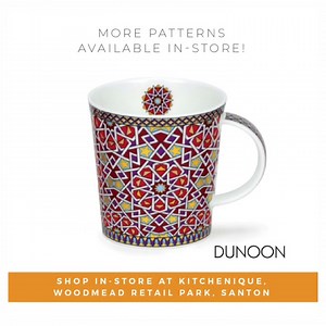 Beautifully patterned Dunoon Mugs - only available in-store at Kitchenique, Woodmead Retail Park, Sandton. We can’t wait to see you in-store! #kitchenique #kitchenware #dunoon #visitus #store | Woodmead Retail Park
