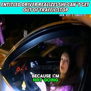 66K views · 895 reactions | Entitled Driver Realizes She Can’t Get out of Traffic Stop | Man Cops | Facebook