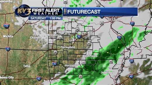 Some rain early today before a freeze tonight. See when the rain clears out & how temperatures will play out for today through tonight. | KY3 Weather